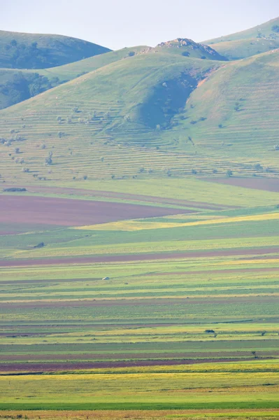 Landschaft mit Bergen und Hügeln in Dobrogea — Stockfoto