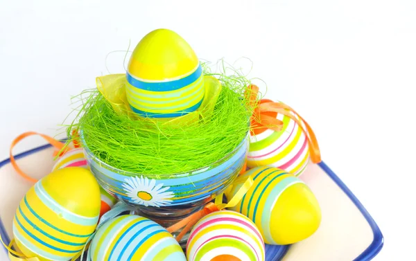 Painted Colorful Easter Eggs — Stock Photo, Image