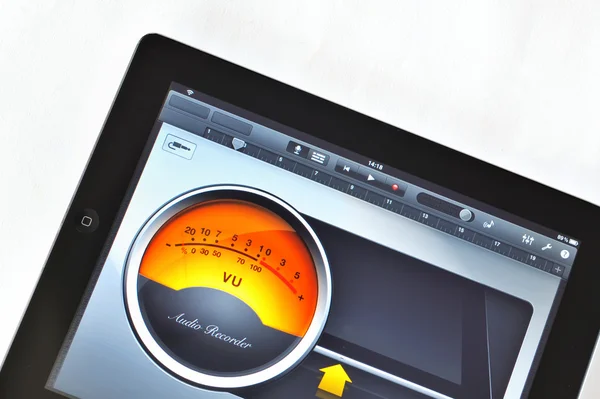 Tablet and Virtual Instruments — Stock Photo, Image