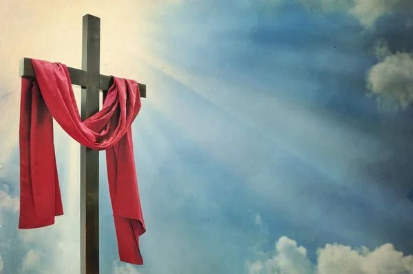 Cross against the sky — Stock Photo, Image
