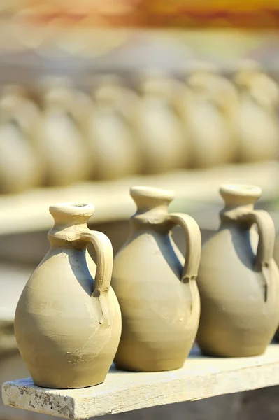 干燥陶瓷花瓶 — 图库照片