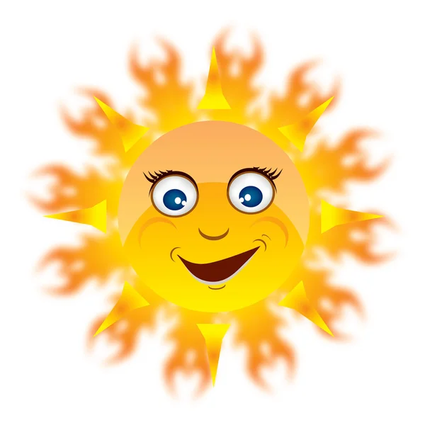 Счастливого летнего солнца EPS 10 — стоковый вектор