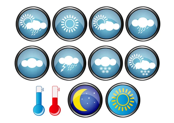 stock vector Weather web icons eps 10