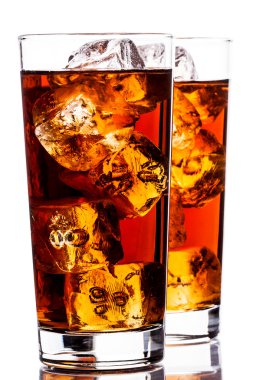 Ice Tea on white background clipart