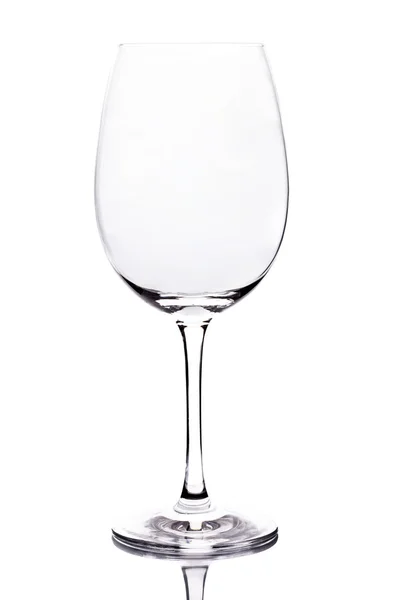 Άδειο ποτήρι κρασιού — Φωτογραφία Αρχείου