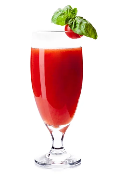 Blutiger Mary-Cocktail auf weißem Hintergrund — Stockfoto