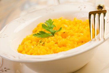 safranlı risotto