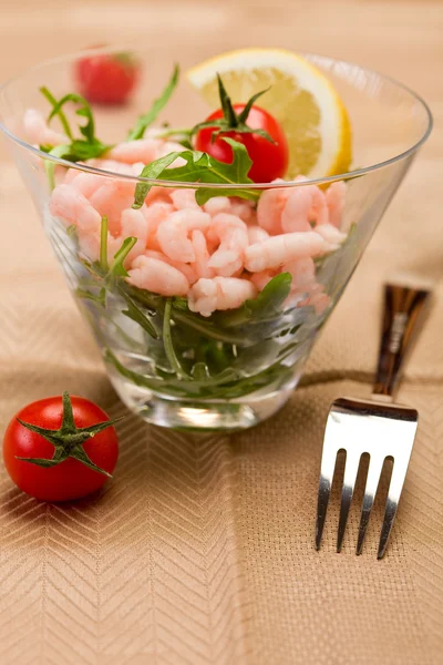 Shrimps-Cocktail-Vorspeise — Stockfoto