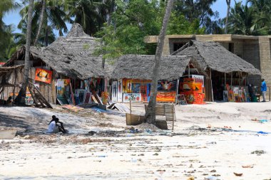 Artists' village in Zanzibar clipart