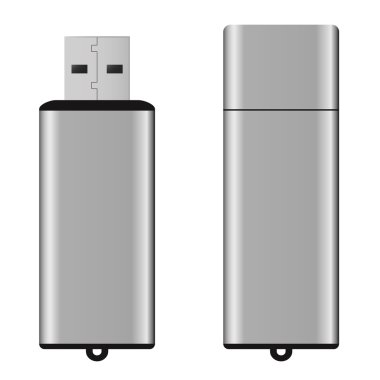 USB pen drive clipart