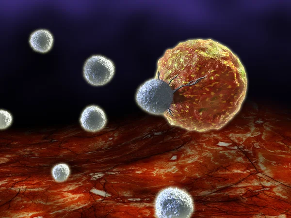 T komórek — Zdjęcie stockowe