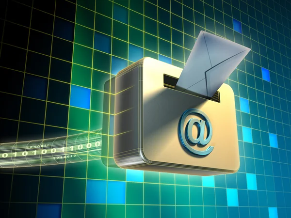 Serviço de correio electrónico — Fotografia de Stock