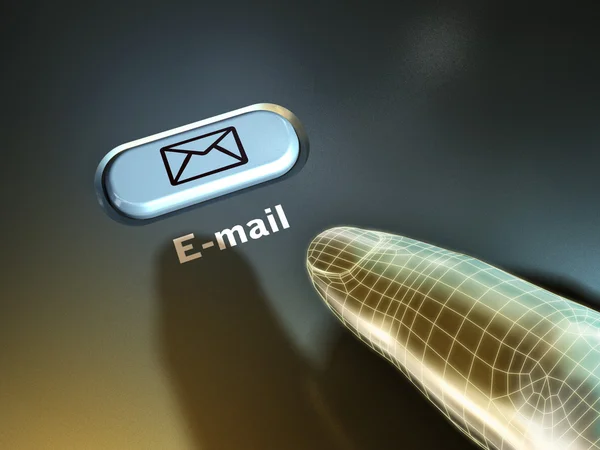 Chave de correio electrónico — Fotografia de Stock