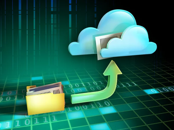 File cloud — Stock Photo, Image