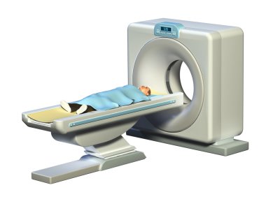 Computerized axial tomography clipart