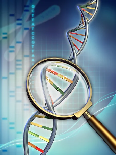 Анализ ДНК — стоковое фото