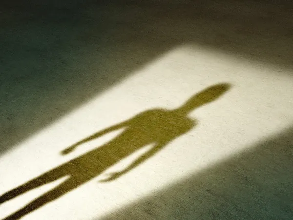 Geheimnisvoller Schatten — Stockfoto