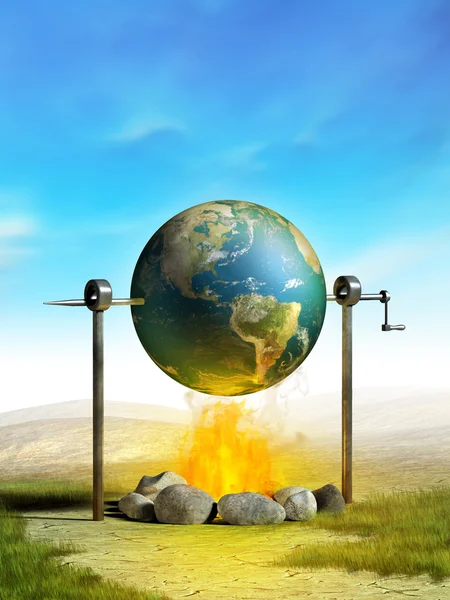 Riscaldamento globale — Foto Stock