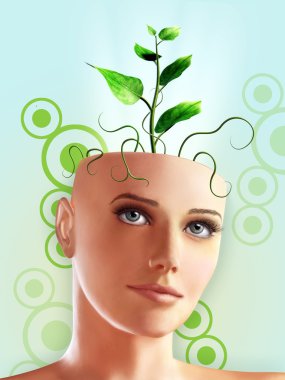 Green idea clipart