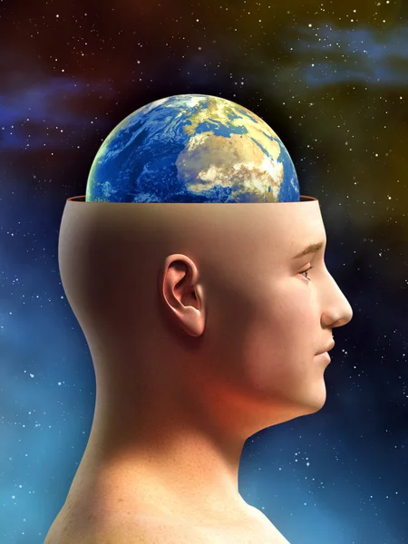 Jorden hjärnan — Stockfoto