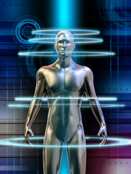 Cyborg człowieka — Zdjęcie stockowe
