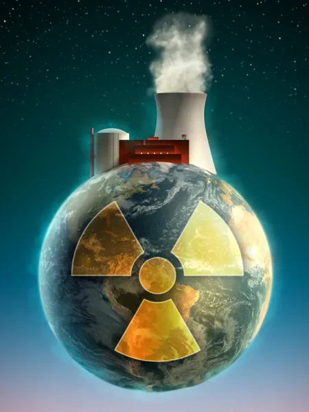 Nükleer dünya — Stok fotoğraf