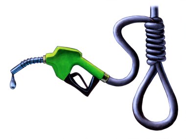 Gasoline price clipart