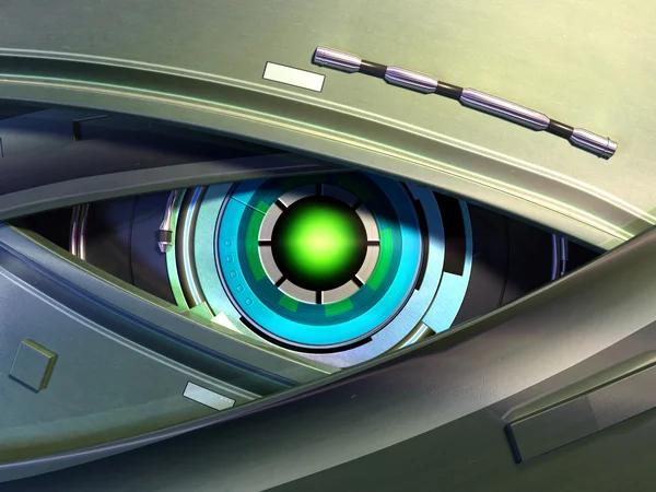 Robot oczu — Zdjęcie stockowe