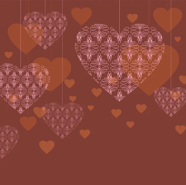 Valentine hearts — Stock Vector
