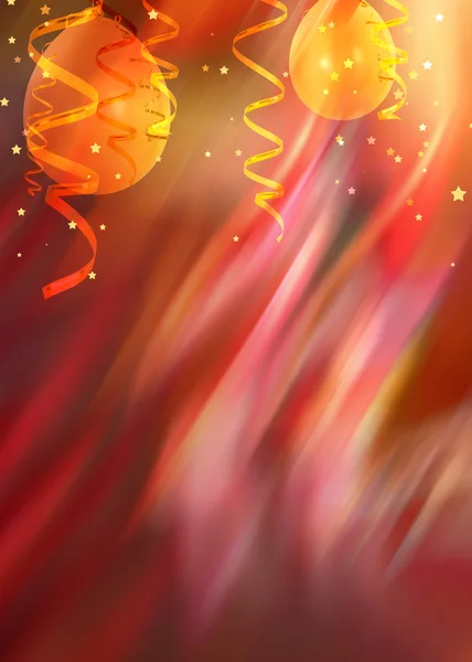 Красочный фон с воздушными шарами — стоковое фото