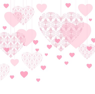 Vector valentine background clipart