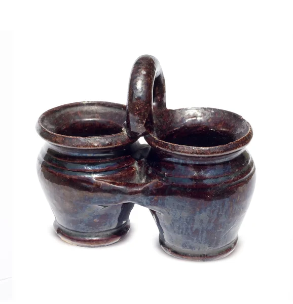 Cerâmica antiga dupla — Fotografia de Stock