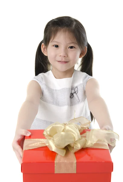 Kis-ázsiai lány karját — Stock Fotó