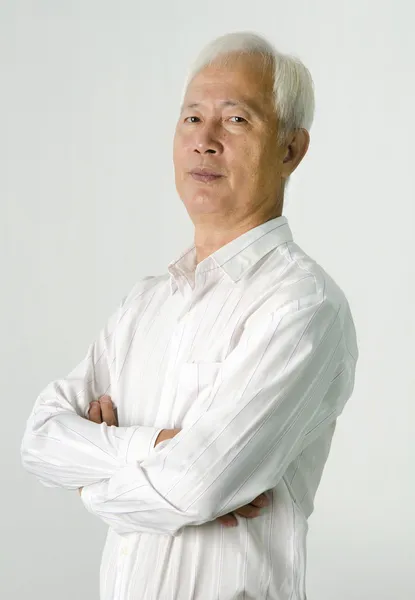 Aziatische senior zakenman — Stockfoto