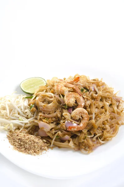 PAd Thai with shrimp — Stock Photo, Image