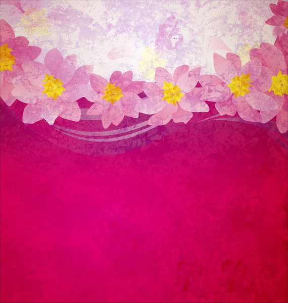 Färgglada grunge rosa magenta och violett bakgrund med fantasy — Stockfoto