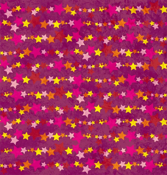 Ränder och stjärnor i färgglada grunge bakgrund — Stockfoto