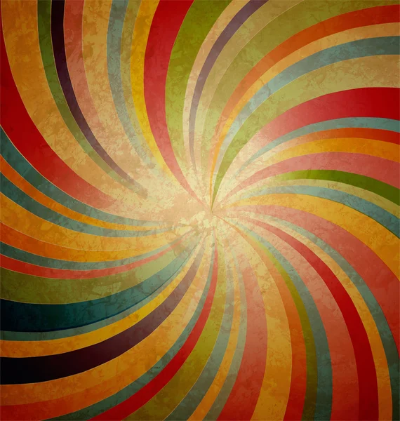 Swirl stripe centered on grunge brown background — Stock Photo, Image