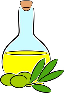 Olive oil clipart