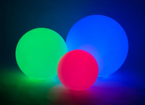 Stacked Glowing Spheres — Stock Photo, Image