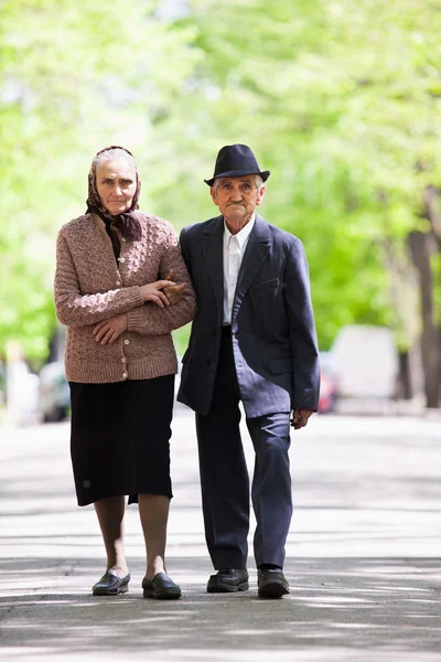 Stile di vita di coppia anziani — Foto Stock
