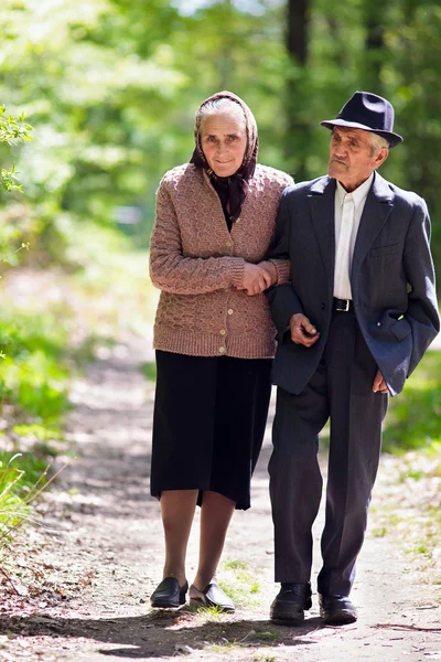 Stile di vita di coppia anziani — Foto Stock