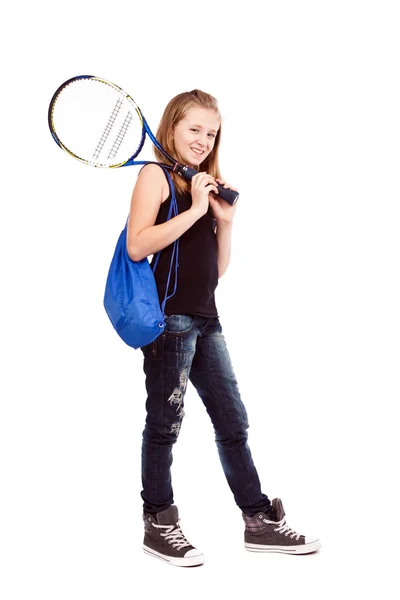 Chica de tenis —  Fotos de Stock