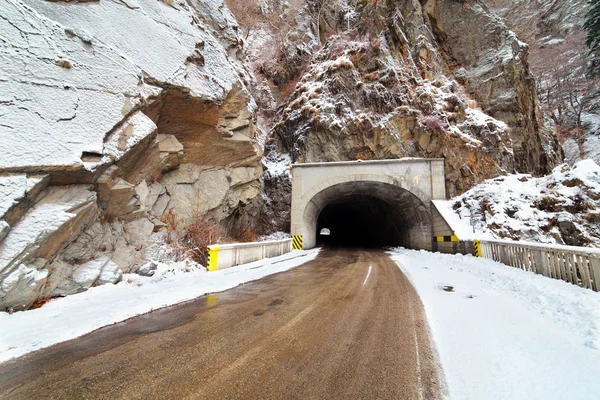 Túnel nas montanhas Imagem De Stock