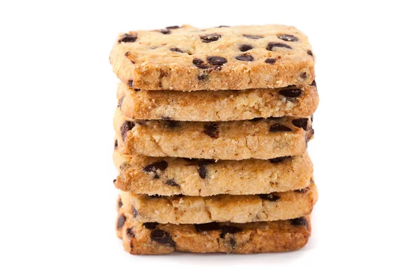Cereal biscuits with chocolate — Stock Photo, Image