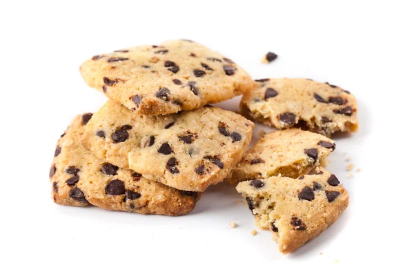 Biscotti di cereali con cioccolato — Foto Stock