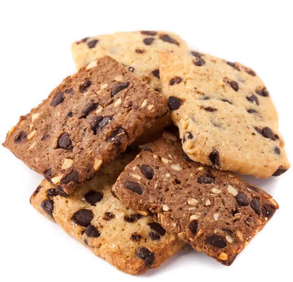 Biscuits aux céréales au chocolat — Photo