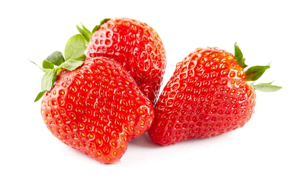 成熟的草莓 免版税图库照片