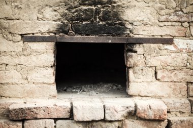 Antique brick oven clipart