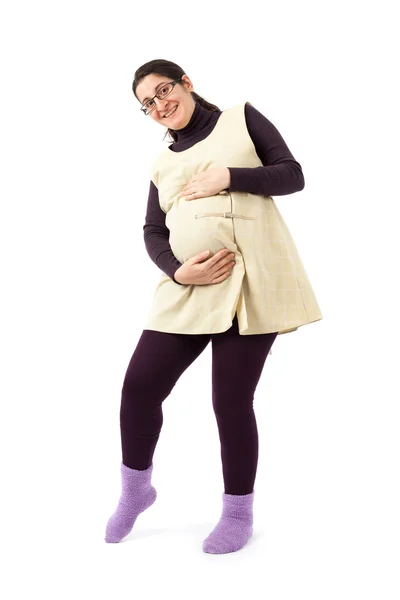 Senhora grávida — Fotografia de Stock